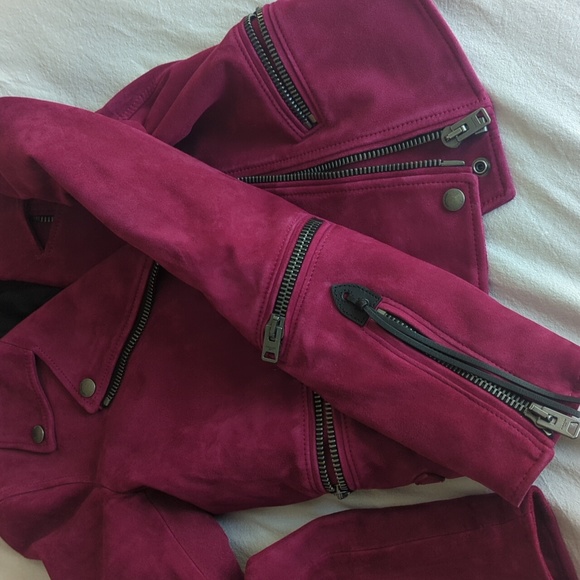 Coach Suede Moto Jacket - Picture 10 of 14